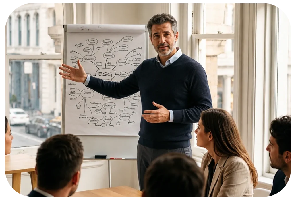 Corporate e Aziende attività ESG, Marketing, HR
